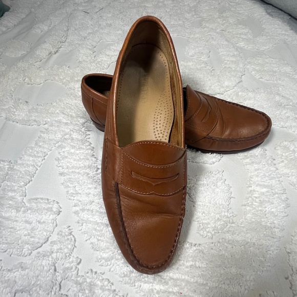 Cole Haan Classic Tan Leather Penny Loafers 10M - Picture 2 of 3